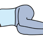 Suptavakrāsana