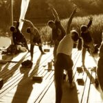 Aula de Yoga com Pedro Kupfer e a turma