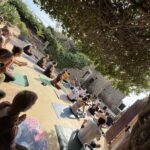 Aula de Yoga com Pedro Kupfer e a turma
