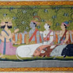 Arte indiana com Viṣṇu