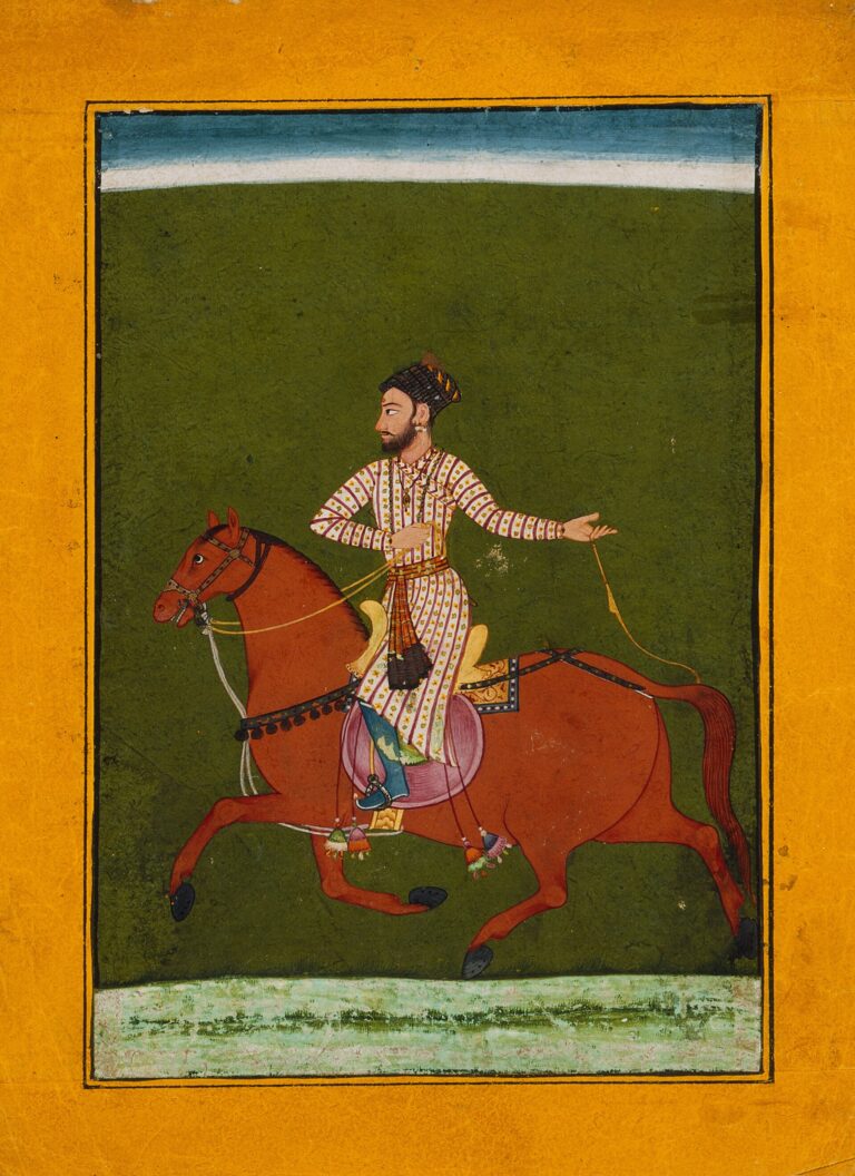 Pintura de Rāgamālā, a guirlanda dos modos musicais