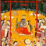 Pintura (Pahari, c. 1790–1800): Hindola Rāga