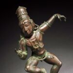 Bronze (Vijayanagara, c. séc. XIV): O menino-santo Sambandar dançando