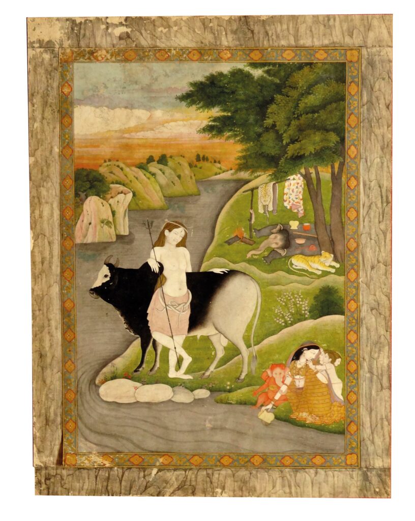 Pintura indiana com Śiva