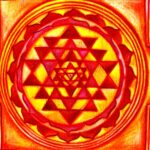 Śrī Yantra pintado à mão