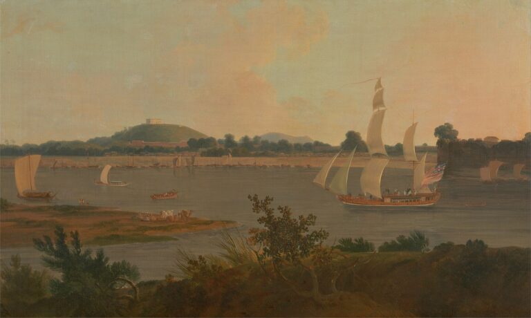 Paisagem da Índia em pintura antiga